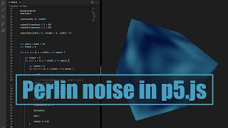 Perlin noise in 1D, 2D and 3D in p5.js | Tutorial #8