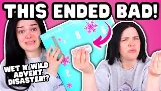 THIS ENDED SO BADLY! | Wet N' Wild Advent Calendar Unboxing & Try On!