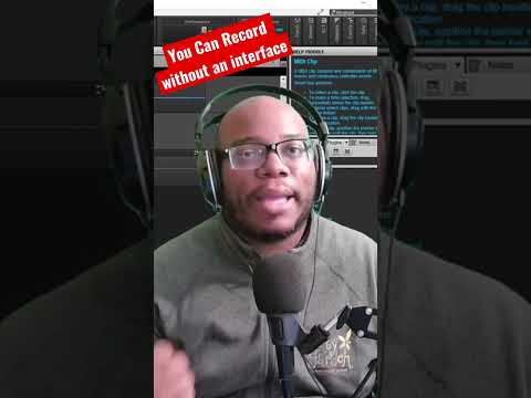 No Audio Interface? You still can record in Cakewalk