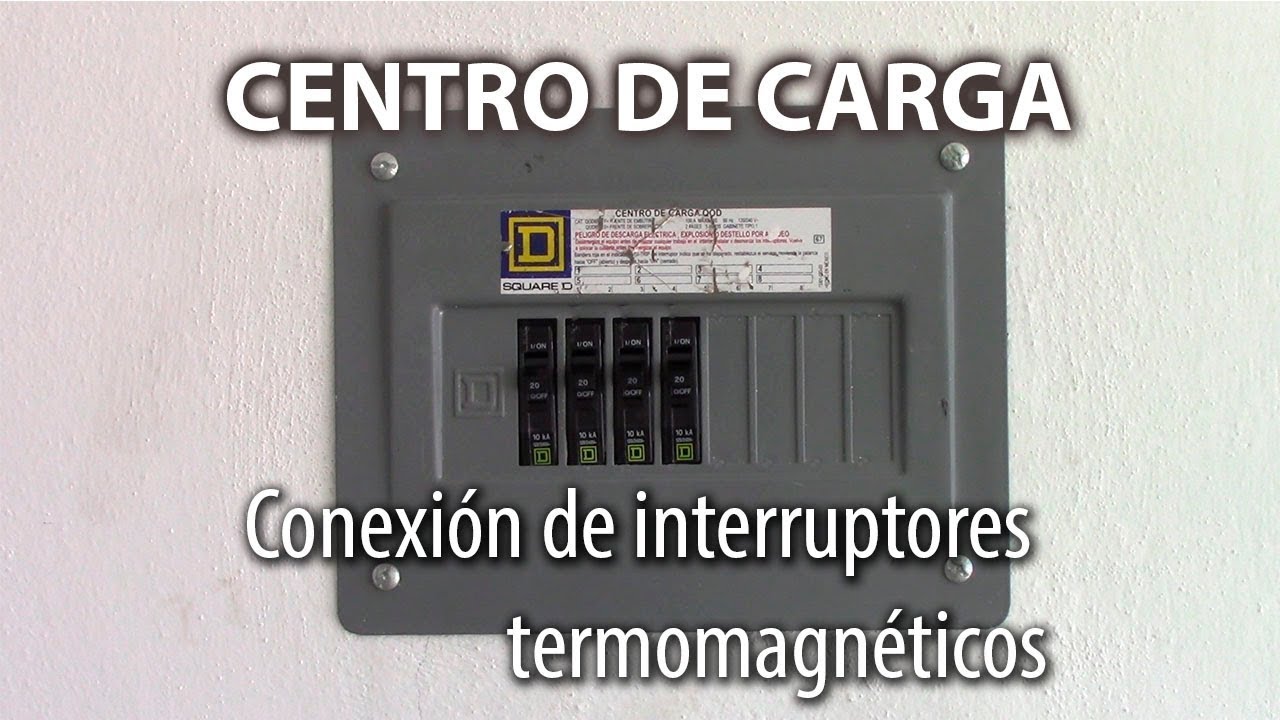 CONEXIÓN DE CIRCUITOS EN CENTRO DE CARGA