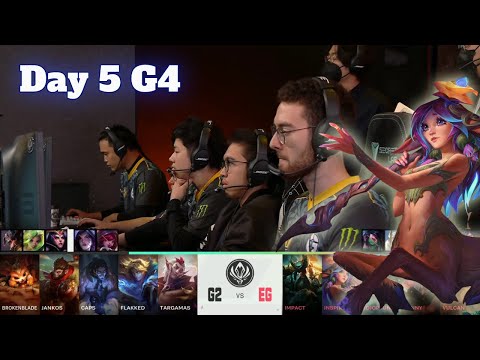 G2 vs EG - Day 5 LoL MSI 2022 Group Stage | G2 Esports vs Evil Geniuses full game