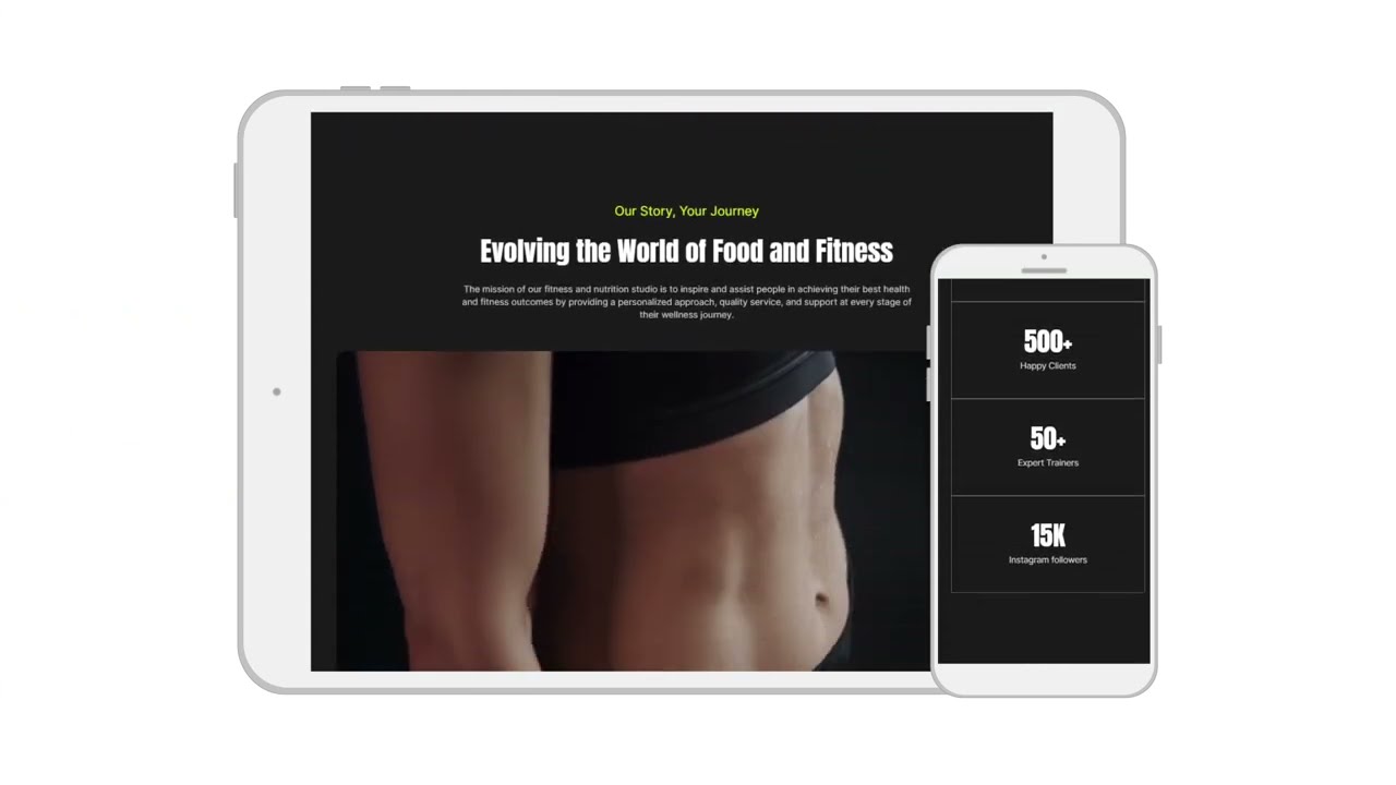 EnerZestd - Fitness Website Template