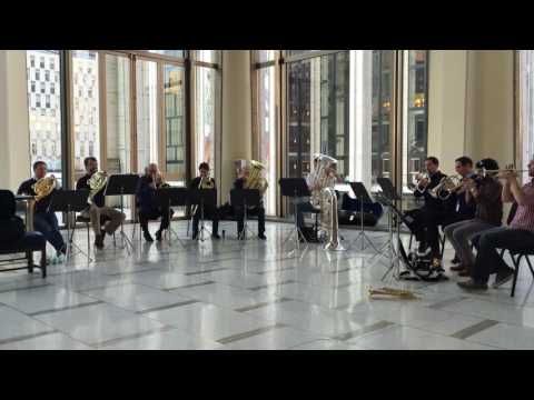 Arrival of the Queen of Sheba - NY Phil Principal Brass and Canadian Brass (2015)