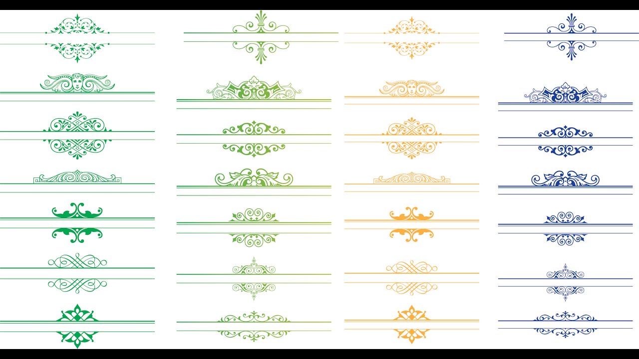 Free Download Vector File | Vector Border Free Download