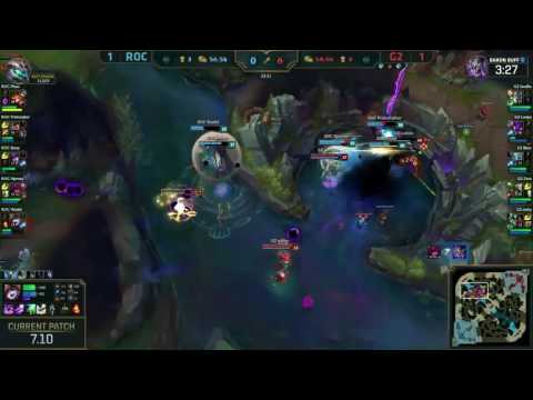 ROC vs G2 Highlights Game 3 EU LCS SUMMER 2017 Roccat vs G2 Esports W1D2