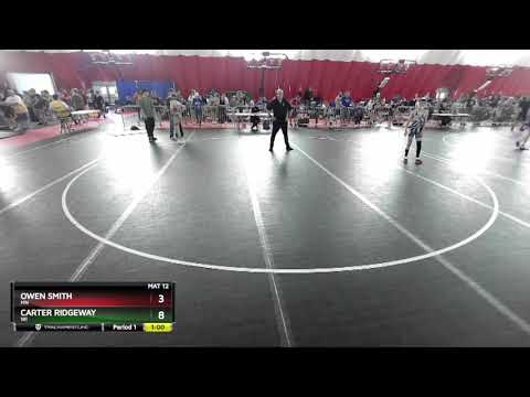 102 Lbs Cons. Round 1 - Owen Smith, MN Vs Carter Ridgeway, WI C663