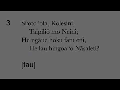 Himi 592 - He lau Mo’unga moe Tele’a… ‘E Kālelí, Si’i Kālelí! Ne lata ai ‘a e ‘Eikí.