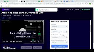 How to SSH into the A Cloud Guru (ACG) Linux Instance Terminal