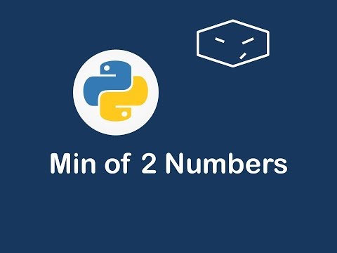 min number of 2 in python 