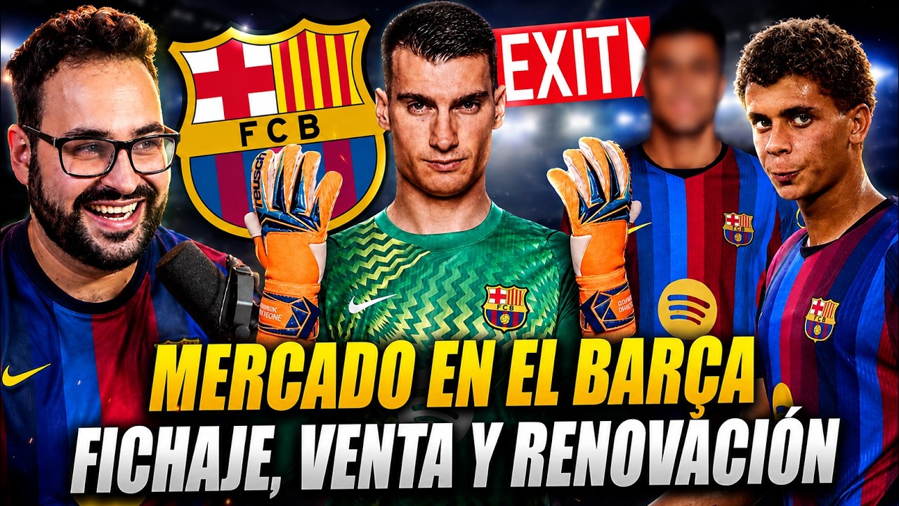 🚨LOCO MERCADO del BARÇA: ¡LUVAKOVIC FICHADO! - VENTA por 11 MILLONES y HAMZA SERÁ RENOVADO