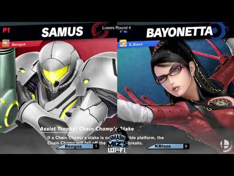 Smash @ Miz's WiFi 9 - Bengus (Samus) vs. K.Blaze (Palutena, Bayonetta) Losers Round 4