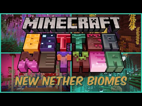 Minecraft Better Nether Mod (New Nether Biomes, Structures, and Mobs) 1.20+ Showcase