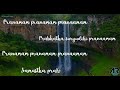 Pranammam Pranamam Lyirical Song This Video Dedicated To Nature Lovers