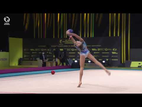 Daria ATAMANOV (ISR) - 2020 Rhythmic Europeans, junior ball final