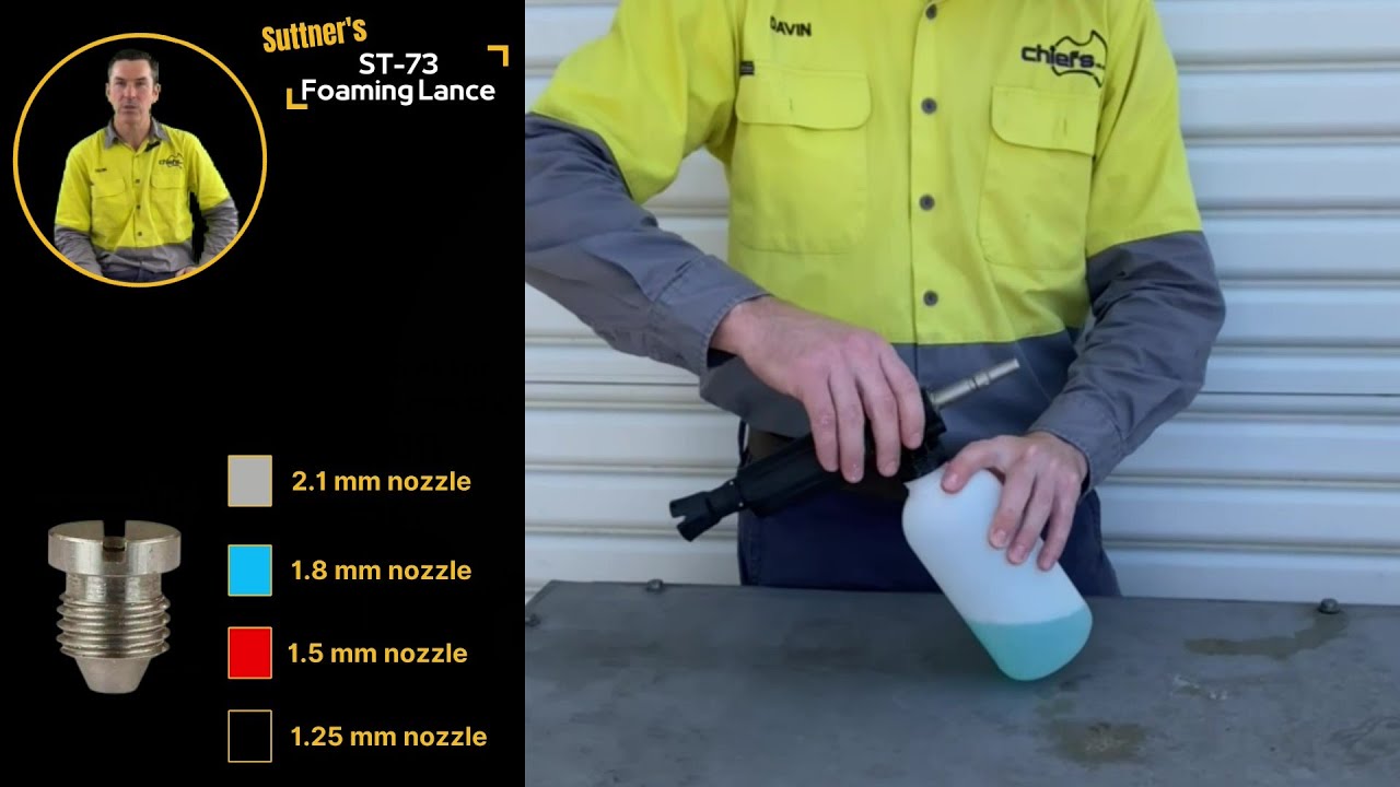 Suttner ST-73 Foaming Lance – Product Spotlight