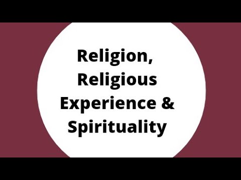 INTRODUCTION TO RELIGION