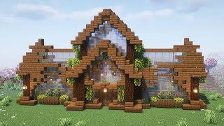 How to Build a Greenhouse with a Bee Farm | Minecraft Tutorial