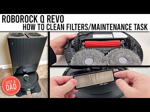 How to Clean Filters & Do ALL Maintenance on Roborock Q Revo & Links to New Parts