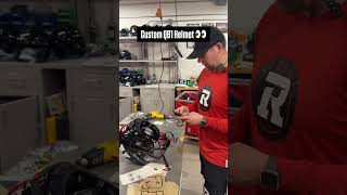 Building a custom football helmet for REDBLACKS QB1