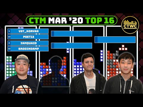 March 2020 CTM - Blue Bracket - Classic Tetris Monthly