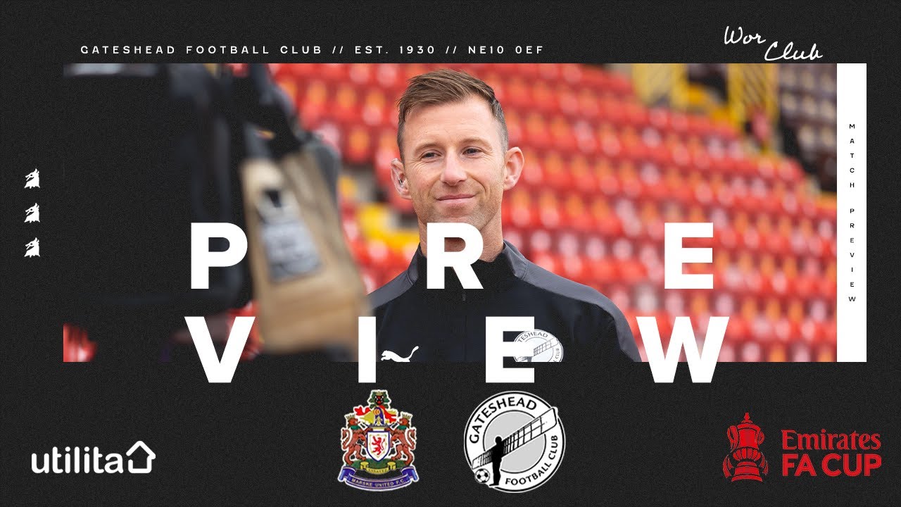 UTILITA PREVIEW | Williamson on ‘massive’ Emirates FA Cup tie at Marske United