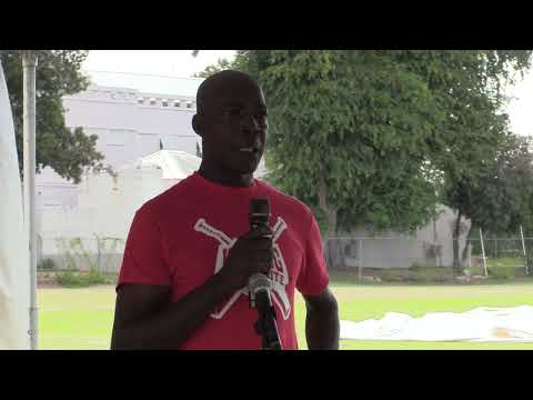 Kraigg Brathwaite and Digicel launch Cricket Clinic