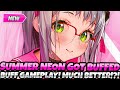 *SUMMER NEON GOT BUFFED!* NEW BUFF GAMEPLAY! MUCH BETTER!? OR STILL MID!? (Nikke: Goddess of Victory