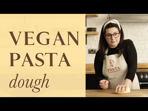 How to make vegan pasta dough, pasta bianca