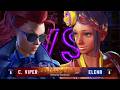 C Viper Vs Elena Back Forth Shock Zone Street Fighter 6 Extreme Tournament Semifinal 2