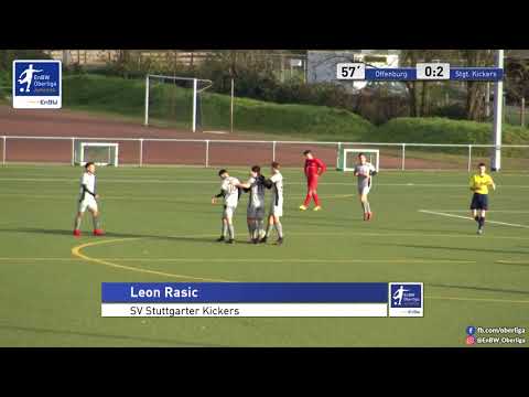 A-Junioren - 0:2 - Leon Rasic- Offenburger FV gegen SV Stuttgarter Kickers