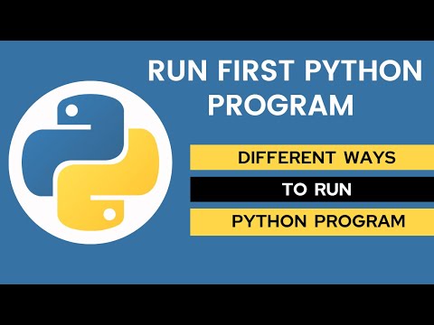 How To Run Python Program In Notepad I Idle I Cmd I Script Mode I Run Python Code