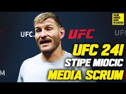 UFC 241: Stipe Moicic Doesn't Understand Daniel Cormier's Comments About "Feelings"
