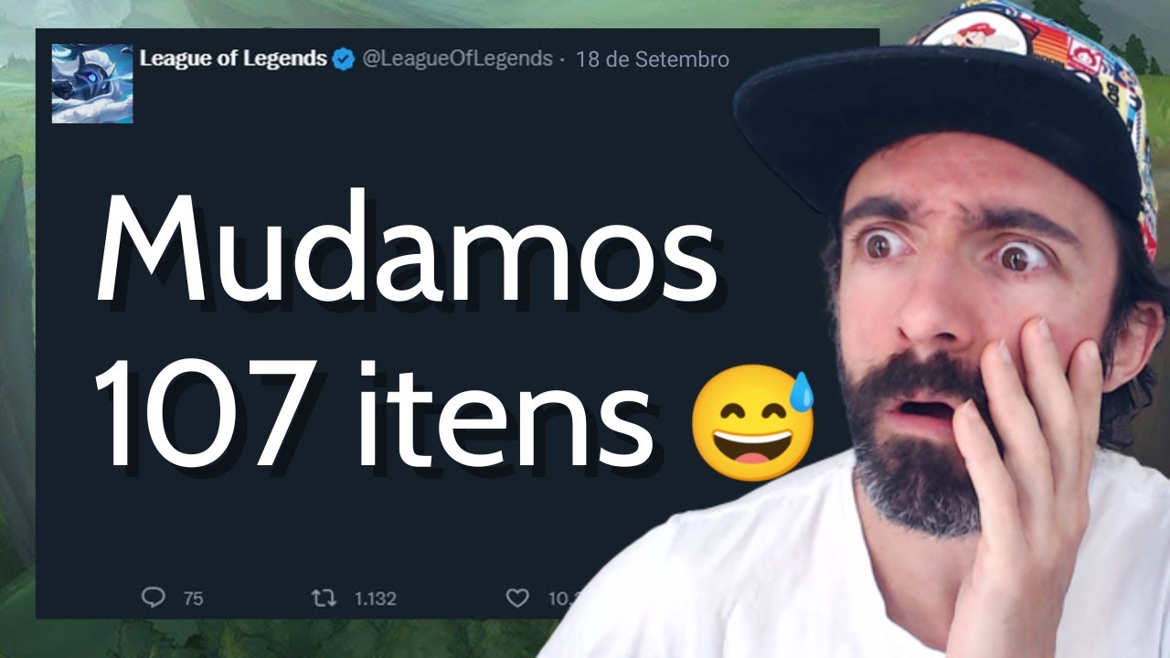 O LOL VAI MUDAR 100%! QUASE TODOS OS ITENS MODIFICADOS