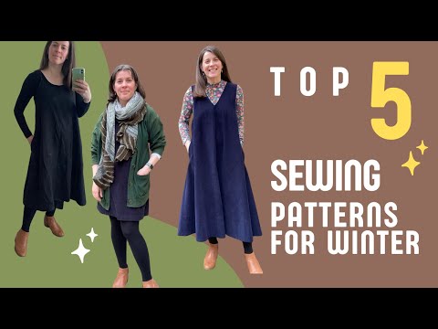 5 Favourite Sewing Patterns for Winter - and how I style them