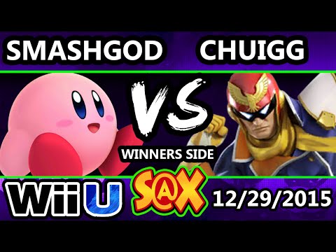 S@X 130 - HE | SmashGOD (Kirby) Vs. Chuigg (Captain Falcon) SSB4 Tournament - Smash Wii U - Smash 4