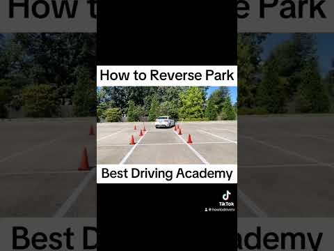 How to reverse park for Maryland road test.