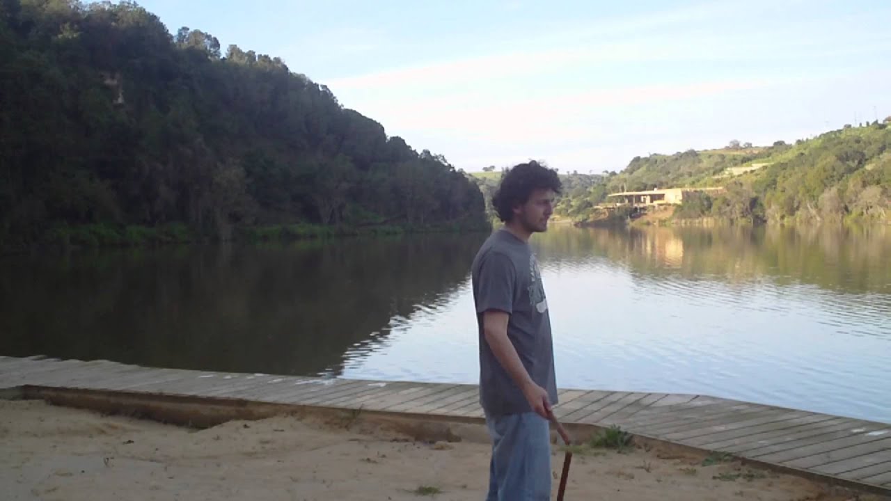 Behind the back aerial