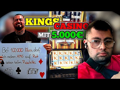 DAS darf man im KINGS CASINO eigentlich nicht.. 😱 EINSATZ 5.000€ 💰 2/2 #VLOG