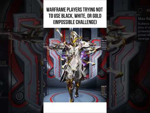 The Only 3 Colors Warframe Players Use 😂 #Warframe