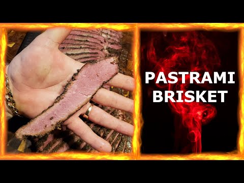 Pastrami brisket start to finish from brine to smoke on the Big Green Egg