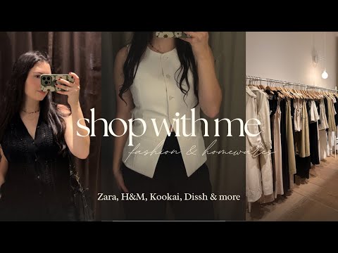 Venha fazer compras comigo | ZARA, DISSH, KOOKAI, H&M e mais