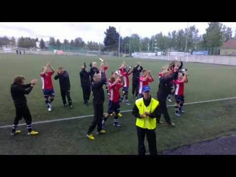 Pelaajien kiitokset Kajaanissa