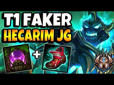 T1 Faker HECARIM JUNGLE vs LILLIA - Patch 11.6 Ranked Korea ✅