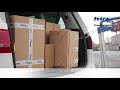 Fetra Paketroller Höhe 1030 mm, mit Polymer-Rädern 127 x 30 mm, klappbar-youtube_img