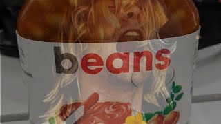 beans by nirvana but with cursed images of beans