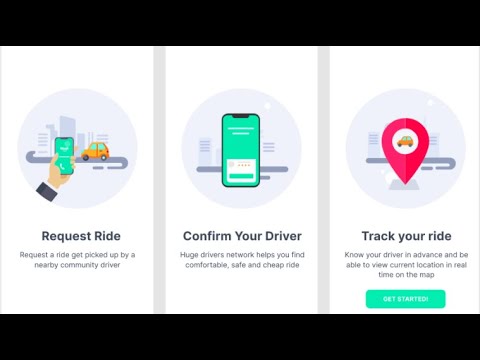 Onboarding UI | App Intro Slider in React Native || Cab Booking App #1