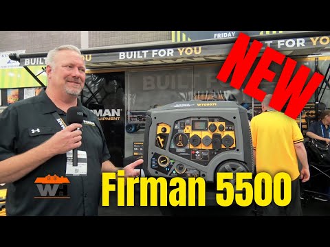 NEW Firman 5500 Watt Tri Fuel Generator Inverter For Camping and Recreation
