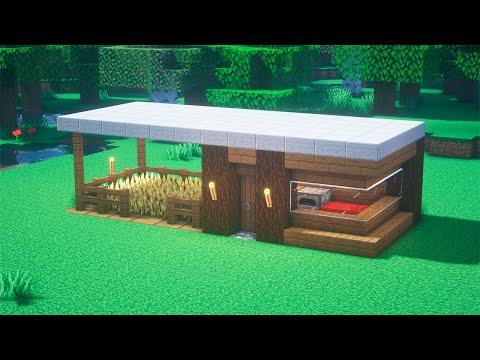 Ponycraft - Minecraft : MODERN SURVIVAL STARTER HOUSE #1 - Minecraft Builds