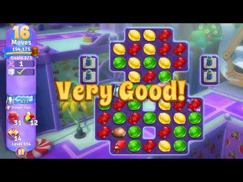 Wonka's World of Candy Level 614 NO BOOSTERS - A S GAMING ✔