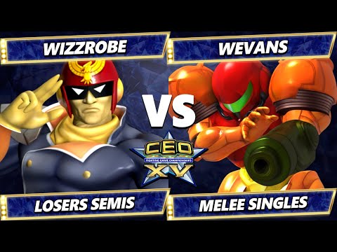 CEO 2025 LOSERS SEMIS - Wevans (Samus) Vs. Wizzrobe (Captain Falcon) Smash Melee - SSBM